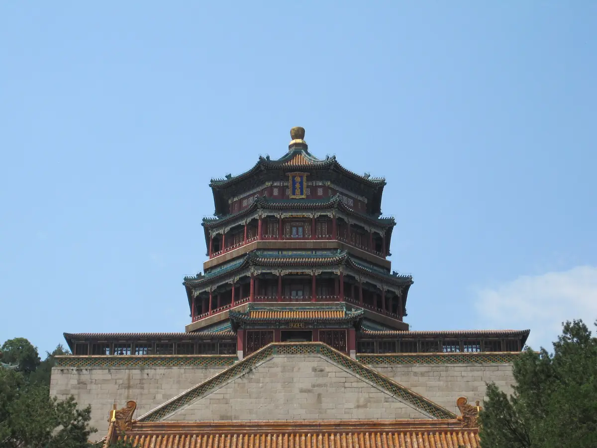 The tower above the pines