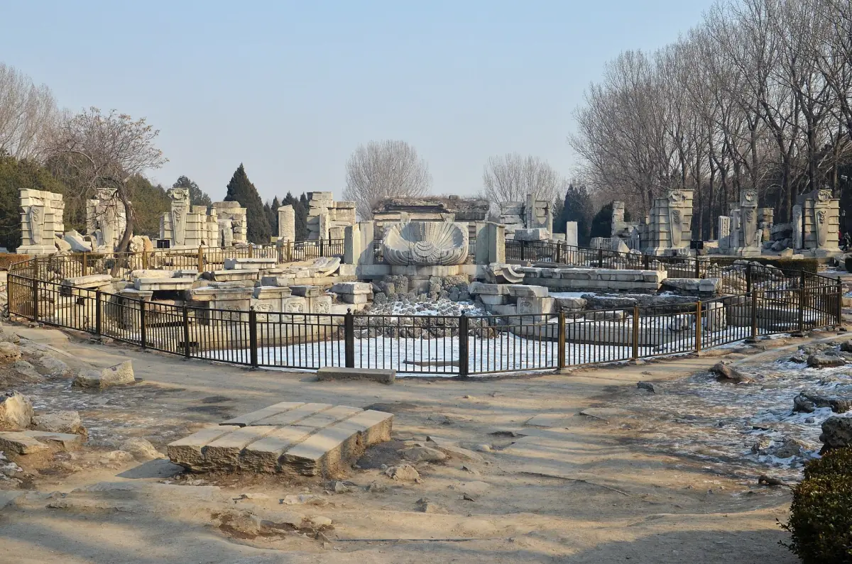 The Haiyantang ruins at Yuanmingyuan